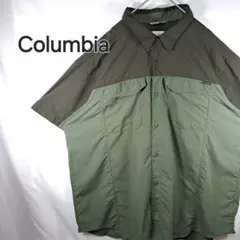 【美品】Columbia　アウトドアシャツ　サバイバルシャツ　コロンビア
