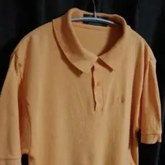 90‘s 英国製 フレッドペリー ポロシャツ 42 オレンジ