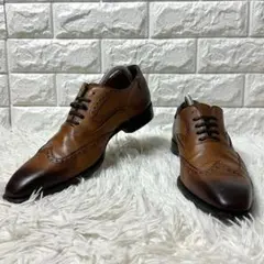 ⭐️極美品⭐️Giancani ドレスシューズ　ウイングチップ　26cm メンズ