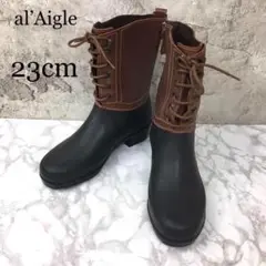 al’Aigle エーグル ブーツ レザー 編み上げ フランス製 36