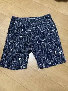 adidas ゴルフ　テーラーメード ネイビー ハーフパンツ　総柄