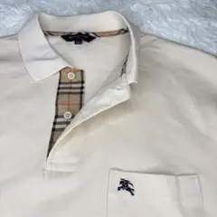 BURBERRY GOLF バーバリー　ゴルフ　ポロシャツ　ベージュ　LLサイズ