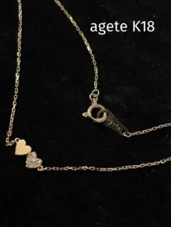 ✧*。agete✧*。ハート ダイヤネックレス✧*。
