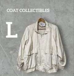 COAT COLLECTIBLES アイボリー ナイロンジャケット 【L】