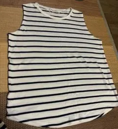 ラグナムーン　ボーダー　ノースリーブ　タンクトップ