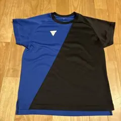 VICTAS 卓球ウェア S 青/黒　美品