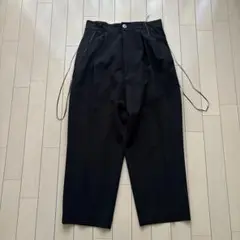 〈JEANPAULKNOTT〉タックパンツ　ブラック