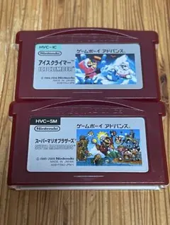 ゲームボーイアドバンス　スーパーマリオブラザーズ　アイスクライマー