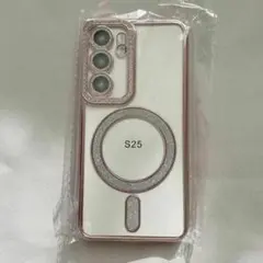 【新品未使用】GalaxyS25用☆ソフトケース ピンク