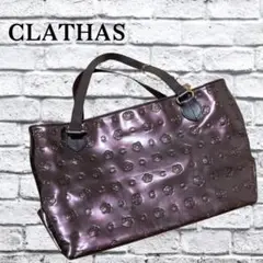 P2474 クレイサス トートバッグ ハンドバッグ チャーム エナメル
