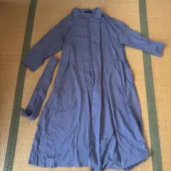SUGAR SPOON 長袖シャツワンピース グレー F