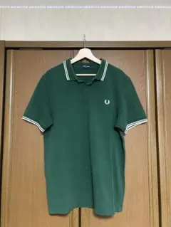 FRED PERRY グリーン ポロシャツ XL