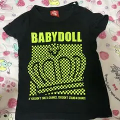 BABYDOLL Tシャツ 90サイズ 黒