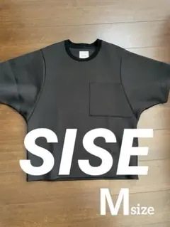 SISE 半袖 Tシャツ ブラック ダンボール