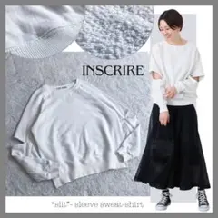 希少完売品【エルボー“スリット”】アンスクリア/オーバーサイズ•裏起毛スウェット