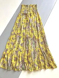 desigual ペイズリー　ロングスカート S 夏　サマードレス　ワンピース