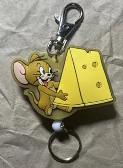 新品★トムとジェリーラバーキーホルダー【ジェリー】