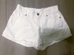 三愛水着　三愛リゾート　ショートパンツ　デニムパンツ　白　ホワイト　水着