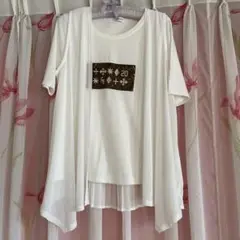❇️お値下げ❇️レディース　Tシャツ＆ジレ　アンサンブル