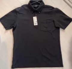 UNIQLO AIRism ブラック ポロシャツ L
