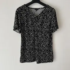 Talbots 半袖ドット柄トップス S