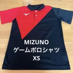 【最終値下げ】Mizuno ポロシャツ 赤/黒 XS ゲームシャツ　テニス半袖