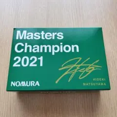Masters Champion 2021 松山英樹 サイン入りゴルフボール