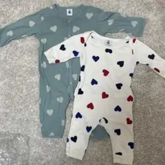 プチバトー　6m 12m 2枚セット
