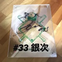 直筆サイン入りパネル パーツ付き