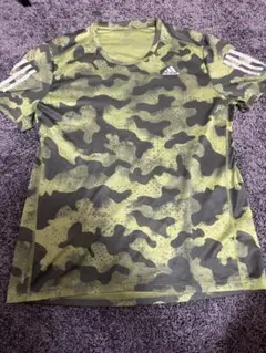 adidas ランニング用Tシャツ クライマクール カモフラ柄