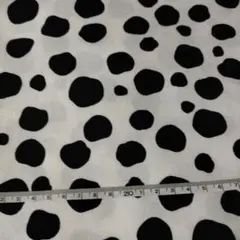 ダルメシアン柄 生地 2m