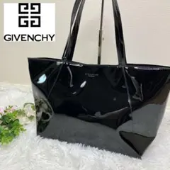 【美品】GIVENCHY ジバンシー エナメル トートバッグ ハンドバッグ
