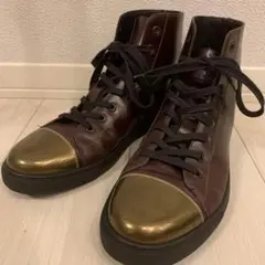 MARC JACOBS レザー ハイカット スニーカー 26cm