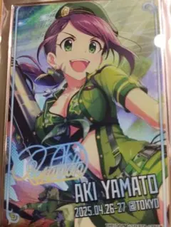 デレマス 東京公演 開催記念 クリアカード　大和亜季