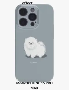 ポメラニアンイラスト iPhoneケース iPhone15promax