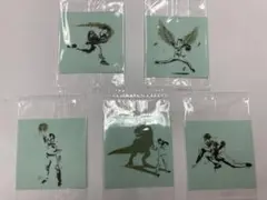 オリックス ウォールアートシール 5枚セット（田嶋/山岡/宗/T岡田/杉本選手）