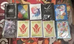 スリーブ10個まとめ売り3 ガンダムコラボ 仮面ライダー デジモン 公式ロゴ入り