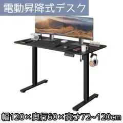 電動昇降デスク スタンディングデスク 上下昇降式 オフィス 机 ゲーミング