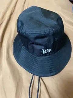 NEW ERA ブラック バケットハット YOUTH S/M
