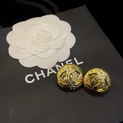 美品 CHANEL シャネル イヤリング ココマーク ヴィンテージ アンティーク