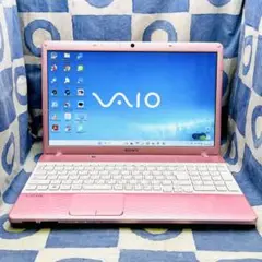 高性能SSD256GB☆i7☆人気VAIO♡かわいいピンク♪カメラ付！Win11