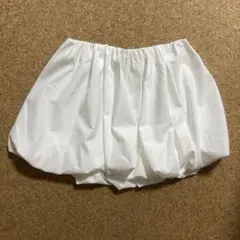 「新品未使用」　♡今流行りのホワイト バルーンスカート♡