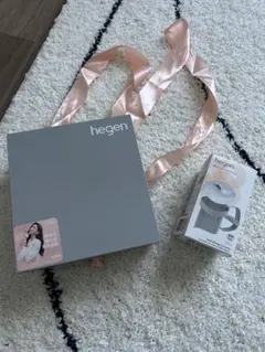 【新品未使用】hegen 哺乳瓶 2本セット 透明ガラス フードストッカー付き