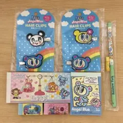 Angel Blue ナカムラくん　文房具セット　メモ帳　消しゴム　平成レトロ