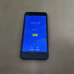 AQUOS SHARP スマートフォン 本体 青
