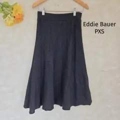 エディバウアー Eddie Bauer 膝下丈ニットスカート【PXS】総ゴム
