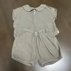 tete a tete グレー セットアップ80 8月まで値下げ