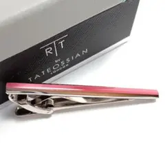 tat89 英国製 タテオシアン ネクタイピン シルバースワロフスキー ショート tat89 英国製 タテオシアン ネクタイピン シルバー