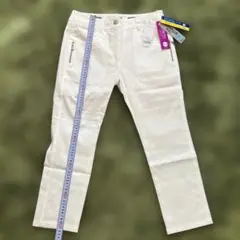 Lサイズ 速乾 UVカット ホワイトパンツ