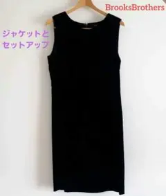 ベルベットノースリーブワンピース ステンカラージャケットスーツ